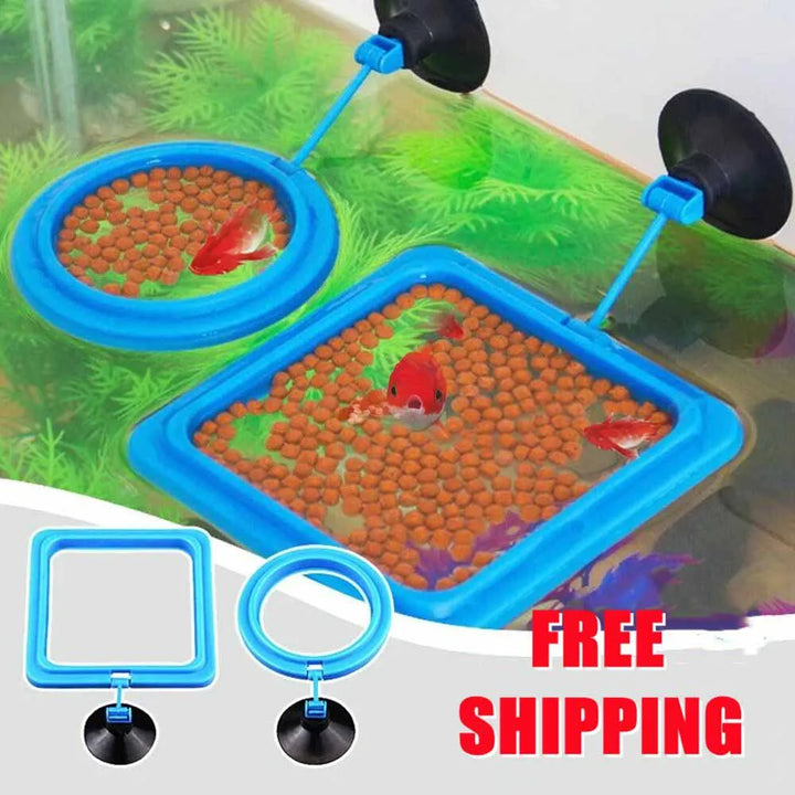 Fish Accessories Feeder Station Floating Square/Circle