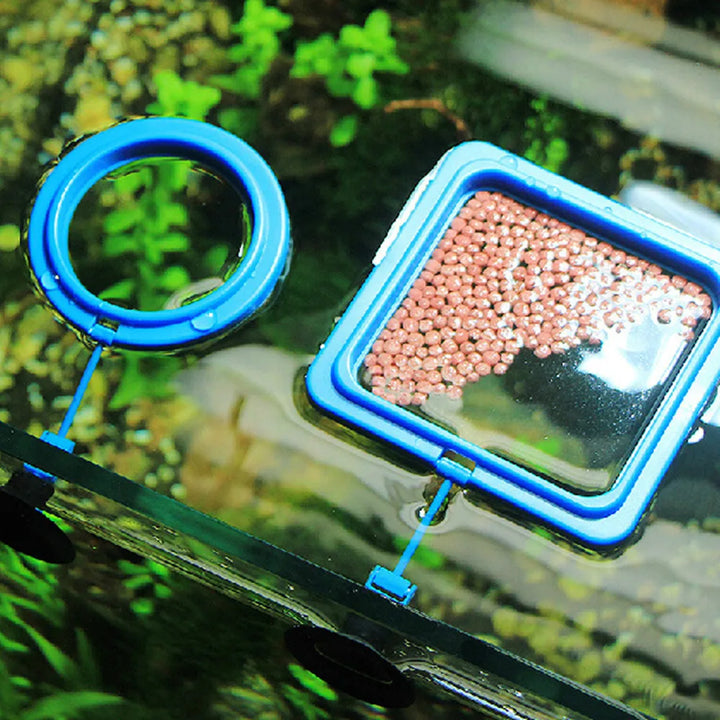 Fish Accessories Feeder Station Floating Square/Circle