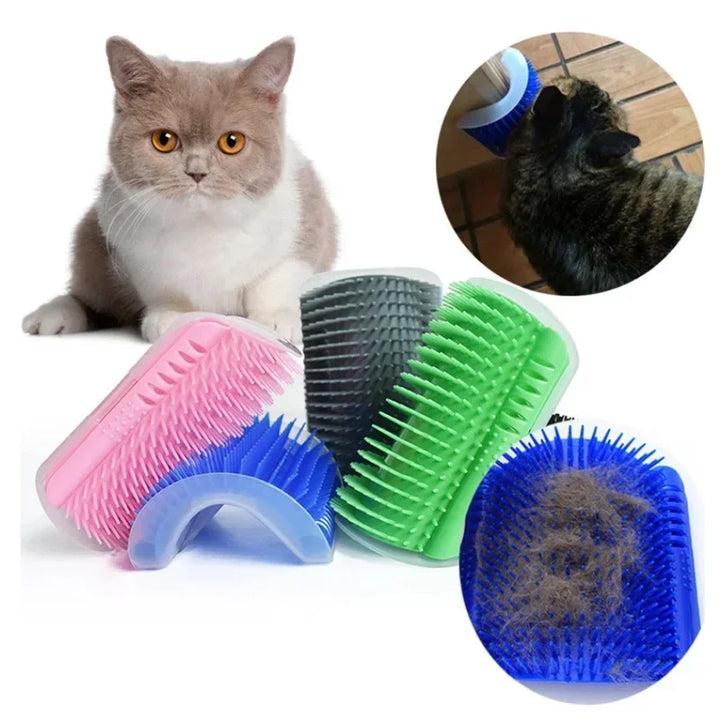 Cats Wall Corner Massage/Comb/Brush/Rubs